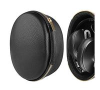 Estuche para Auriculares Geekria Shield Compatible con Sennheiser Momentum 3 Wireless, PXC 550-II, HD 450BT, HD 4.50, Bolsa de Viaje rígida de Repuesto con Almacenamiento de Cables (Negro)