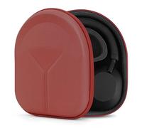 Estuche para Auriculares Geekria Shield Compatible con Sony WH-XB910N, WH-CH720N, WH-1000XM5, WH-1000XM4 y WH-ULT900N, Bolsa rígida de Viaje de Repuesto con Espacio para Cables (Rojo)