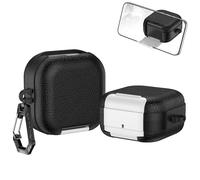 Estuche para Auriculares para SAMS-ung Buds4 / buds4Pro, Funda para Auriculares Compatible con Buds 4 / Buds 4Pro Funda Protectora a Prueba de Golpes (Blanco + Negro)