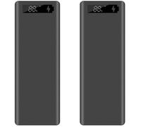 Estuche para banco de energía 2X Quick Charge 10X18650 con doble puerto USB para teléfono móvil QC 3.0 PD 18650