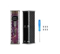 Estuche para Batería Externa de 22,5 W, 8 X 18650, Transparente, Sin Soldadura, Compatible con Modo de Baja Corriente, Dos Puertos Tipo C, Color