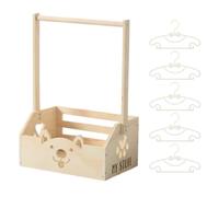 Estuche para bebé Shower | de almacenamiento de madera para regalo de nacimiento - Organización de baño para habitación de bebé, casa y apartamento