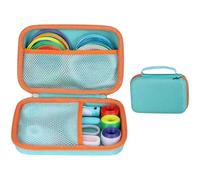 Estuche para bolígrafo con impresión 3D para 3Doodler Start, funda de viaje a prueba de golpes, organizador protector duro con bolsillos de malla, color azul claro 6.7 x 4.8 x 3.5 pulgadas