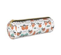 Estuche para bolígrafo y lápices con diseño de perezoso de perezoso de animales, bolsa de papelería multiusos para estudiantes universitarios de secundaria, White, Talla única, Organizador de bolsas