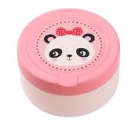 Estuche para borlas de polvo para recién nacidos, cuidado de la piel del bebé, caja de almacenamiento seguro, perfecto para cambiar pañales después del baño o en climas cálidos