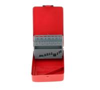 Estuche para Brocas Helicoidales, Organizador Dispensador de Brocas, Metal, Caja de Almacenamiento Vacía para índice de Brocas, Accesorio Profesional- 19 Ranuras