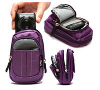 Estuche para c?mara compacta Navitech morado compatible con Panasonic Lumix DM
