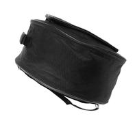 Estuche para Caja de Batería Bolsa Acolchada, 13-14 Pulgadas | Oxford Negro Resistente, Correa Ajustable y Asa, Bolsillo Exterior, para Ensayos y Actuaciones