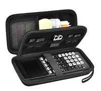 Estuche para calculadora gráfica Texas Instruments TI-84 Plus CE, también se adapta a TI-83 Plus/Casio fx-9750GII, gran capacidad para bolígrafos, cables y otros accesorios (negro)
