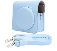 Estuche para Cámara para Instax Square SQ1, Correa Ajustable para el Hombro y Cubierta Extraíble, Estuche para Cámara de Piel Sintética (Azul)
