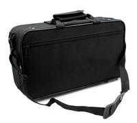 Estuche para cañas de clarinete, estuche para clarinete resistente al agua 600D con acolchado de espuma, protector con asa superior y correa ajustable para el hombro para bemol