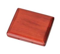 Estuche para cañas de oboe Funda de madera for cañas de oboe, protector de cañas for oboe con terciopelo suave, color rojo, 3/6/10 Uds.(10)