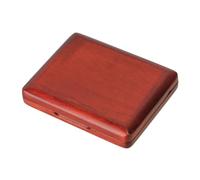 Estuche para cañas de oboe Funda de madera for cañas de oboe, protector de cañas for oboe con terciopelo suave, color rojo, 3/6/10 Uds.(6)