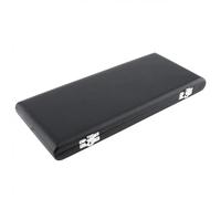Estuche para cañas de oboe Oboe Reed Box Hold 20 piezas Cañas de cuero PU, paquete de lengüetas duras for clarinete, estuche de almacenamiento for accesorios de instrumentos musicales de viento