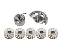 Estuche para canillas, canilleros Estuche para canillas Juego de ganchos para lanzadera Piezas para máquinas de coser domésticas Bobinas + Estuche para canillas + Gancho para lanzadera para máquina de