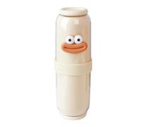 Estuche para cepillo de dientes sellado, recipiente portátil para pasta de dientes, para cepillo de dientes sellada, divertida taza para enjuague bucal de viaje, recipiente para cepillo de