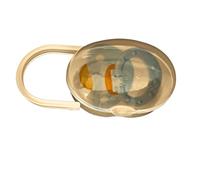 Estuche para Chupete - Contenedor de Almacenamiento de Chupete | Contenedor de Tetina Transparente - Caja de Tetina Transparente para Viaje, Accesorios de Chupete Multifuncionales, 12 x 6 x 4,5 cm