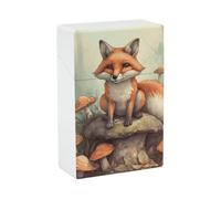 Estuche para cigarrillos Fox in the Woods, impermeable y resistente a golpes, compacto, ideal para viajes. Diseño duradero y resistente a los arañazos. Para hombres y mujeres.