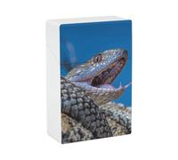 Estuche para cigarrillos Snake on Rock, impermeable y resistente a golpes. Estuche compacto para puros, ideal para viajes. Diseño duradero y resistente a los arañazos. Para hombres y mujeres.