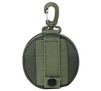 Estuche para cinturón con Clip, de Nailon, para Llaves, portátil, para Exteriores, minimonedero con Cremallera, Redondo, para Hombre, para Viajes, Deportivo, para Llaves, Monedero, Monedero, para