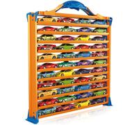 Estuche Para Coches Hot Wheels Rack N' Track Con 44 Compartimentos