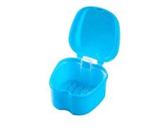 Estuche para dentadura postiza 1 estuche for guardar retenedores de dentaduras postizas y aparatos ortodoncia(1Pc Light Blue)