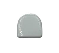 Estuche para dentadura postiza Caja de plástico for bandejas 50 piezas, caja for retenedores dentales, contenedor for dientes, for dentaduras postizas, estuche protector for(50 Pcs White)