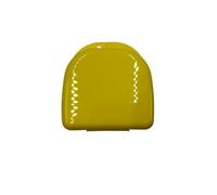 Estuche para dentadura postiza Caja de plástico for retenedores ortodoncia dental, 30 unidades, contenedor for dientes postizos, estuche protector for dentaduras postizas(30 Pcs Yellow)