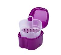 Estuche para dentadura postiza Caja for dentaduras postizas con red antifugas, 10 unidades(10 pcs red)
