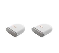 Estuche Para Dentaduras Caja for aparatos dentales, protector bucal portátil, estuche for retenedores, limpieza, dentadura postiza, caja for guardar dentaduras postizas, alineador dental(Grey-2PCS)