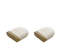 Estuche Para Dentaduras Caja for aparatos dentales, protector bucal portátil, estuche for retenedores, limpieza, dentadura postiza, caja for guardar dentaduras postizas, alineador dental(Brown-2pcs)