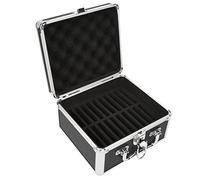 Estuche para Disco Duro de 2,5 Pulgadas, 20 Bahías, Maleta con Caja de Almacenamiento HDD con Candado de Seguridad y Almohadilla Acolchada, Estuche de Transporte para Disco Duro Externo Impermeable a