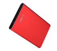 Estuche para Disco Duro Externo, Carcasa SSD Externa Compacta Profesional de Aleación de Aluminio USB 3.0 para Computadora Portátil para Hombres Y Mujeres para Disco Duro(Rojo)