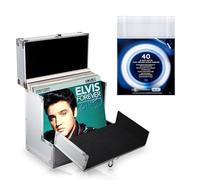 Estuche para discos de vinilo de 30 cm, con solapa abatible en la parte delantera para un mejor acceso a tus LP