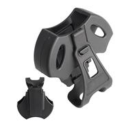 Estuche para esposas | Funda para cinturón | Equipo de servicio | Ajuste seguro | Bolsa para grilletes de cinturón, accesorios de película, soporte para puños de liberación rápida con clip trasero par