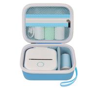 Estuche para etiquetadora Memoking T02/para Phomemo M02/M02S/M02 Pro/Q30S/ para Nelko PM230/para Anycash/para impresora de bolsillo Ponek, soporte de almacenamiento de papel adhesivo portátil, solo