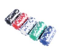 Estuche para fichas de póquer - Juego de fichas de casino Texas Hold'em - Fichas de juego profesionales | Kit de transporte de aluminio, fichas de juego con peso, organizador clásico para fiestas