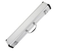 Estuche para Flauta de Bambú C/d con Asa, Compacto y Resistente | Aleación de Aluminio, Forro de Terciopelo y Espuma, Ranuras Personalizadas, para Estudiantes y Buskers