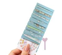 Estuche Para Foil De Transferencia De Uñas Contenedor Portátil de 10 | Organizador Rollos Foil Uñas Impreso 3D Para Hogar Viajes Salón Estudio Profesionales Mujeres Chicas