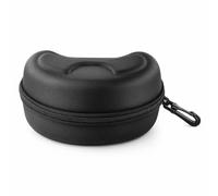 Estuche para Gafas de esquí Gafas profortables Estuche rígido para protección de Vidrio Estuche para Estuche rígido con mosquetón Llavero de Gancho para Esquiar Gafas de Snowboard Deporte