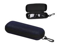 Estuche para gafas de mujer, funda protectora con diseño denim y práctica - Funda rígida para gafas de lectura | Para mujeres, niños, niñas, jóvenes, abuelos, parejas, casa, viaje, negocios al aire