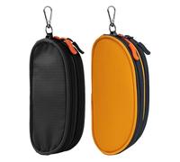 Estuche para gafas de sol con cremallera, protector suave, 5x7,5x18,8 cm, estuche doble para anteojos, bolsà portátil para gafas de sol, uso versátil, para mujeres, hombres, viajes, oficina, exteriore