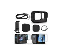 Estuche para GoPro Hero11/10/9, incluye tapa lateral y tapa del objetivo.