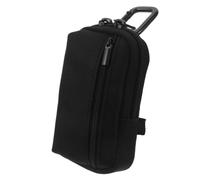 Estuche para Grabadora Zoom H1essential Doble Cremallera Negro | Material Nylon Oxford Acolchado Grueso, Clip de Mosquetón, Compartimentos Dobles y Correa para Llevar