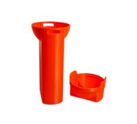 Estuche para Insta 360 X5 Acción, caja de almacenamiento, estuche de transporte de cámara, diseño de tapa de cierre a presión, carcasa dura, organizador de soporte de almacenamiento (naranja)