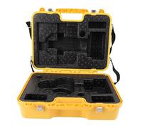 Estuche para Instrumentos de Topografía, Caja Organizadora para Estación Total y Teodolito, Color Amarillo - Material Resistente de PP, Diseño Ligero y Portátil, Protección Segur