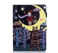 Estuche para iPad 10.2 con Porta lápices Múltiples Ranuras capaces de configurar múltiples ángulos de Soporte horizontales para el Lanzamiento de iPad Pro 7th Generation 2019,Star Picking Girl