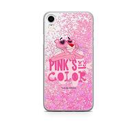Estuche para iPhone XR Pantera Rosa, Pink Panther Original con Licencia Oficial, Carcasa, Funda, Estuche de Material sintético TPU-Silicona, Protege de Golpes y rayones