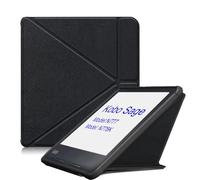 Estuche para Kobo Sage de 8 Pulgadas N777/N778K Lector electrónico, Cubierta de Cuero PU con Soporte, Funda Protectora con función de Reposo/activación automática(Black)