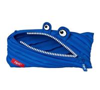 Estuche para l pices ZIPIT Monster para ni os. Capacidad para 30 bol grafos. Lavable a m quina. Con una sola cremallera larga! Azul rey.